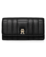 Tommy Hilfiger TH Feminine Lrg Flap AW0AW17475 BDS ΜΑΥΡΟ