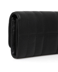 Tommy Hilfiger TH Feminine Lrg Flap AW0AW17475 BDS ΜΑΥΡΟ