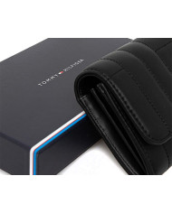 Tommy Hilfiger TH Feminine Lrg Flap AW0AW17475 BDS ΜΑΥΡΟ