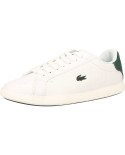 LACOSTE GRADUATE 319 2 SFA WHT/DK GRN LTH/SYN 7-38SFA00181R5