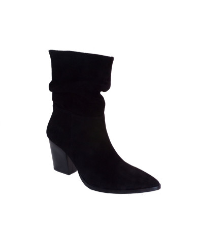 MOODS SHOES 7524 ΜΑΥΡΟ ΚΑΣΤΟΡΙ ΔΕΡΜΑ