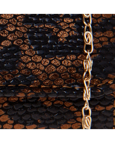 Sante Clutch  W1100-2-41 ΜΠΡΟΝΖΕ ΜΕΤΑΛΛΙΚΟ ΑΝΙΜΑΛ