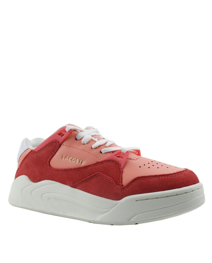 Lacoste Court Slam 7 39SFA0033PW1 120 4 US SFA PNK Off Wht Γυναικεία Δερμάτινα Sneakers Lacoste Court Slam 7 39SFA0033PW1 120 4 US SFA PNK Off Wht Γυναικεία Δερμάτινα Sneakers