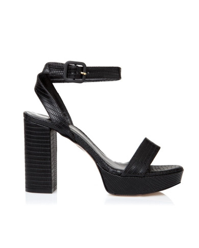 Sante Sandals 20-267-01 ΜΑΥΡΟ