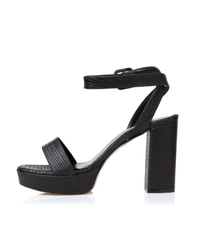 Sante Sandals 20-267-01 ΜΑΥΡΟ