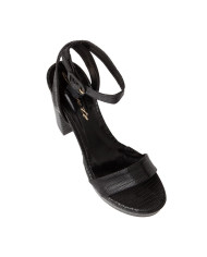 Sante Sandals 20-267-01 ΜΑΥΡΟ