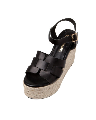 Sante Wedges 20-158-01 ΜΑΥΡΟ