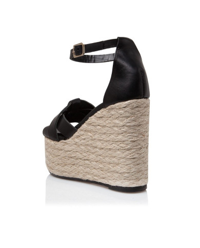 Sante Wedges 20-161-01 ΜΑΥΡΟ