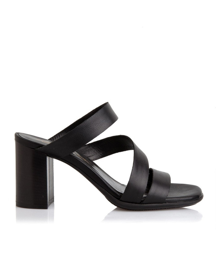 Sante Sandals 20-205-01 ΜΑΥΡΟ
