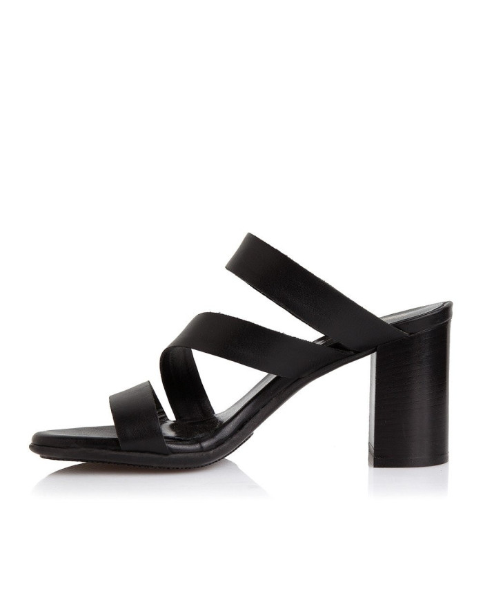 Sante Sandals 20-205-01 ΜΑΥΡΟ