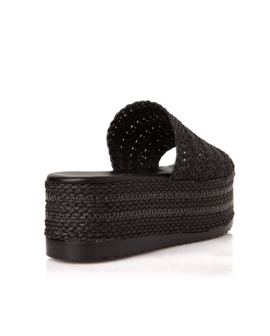 Sante Wedges 20-298-01 ΜΑΥΡΟ