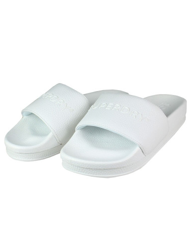 Superdry Slides Arizona High Build Flatform WF310018A-01C White