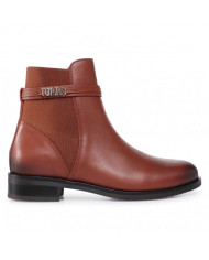 TOMMY HILFIGER Block Branding Flat Boot FW0FW05155 Pumpkin Paradise GOW