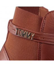 TOMMY HILFIGER Block Branding Flat Boot FW0FW05155 Pumpkin Paradise GOW