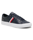 TOMMY HILFIGER Corporate Leather Sneaker FM0FM03397 Desert Sky DW5 TOMMY HILFIGER Corporate Leather Sneaker FM0FM03397 Desert Sky DW5