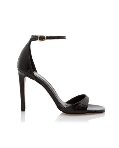 Sante Sandals 21-246-01 ΜΑΥΡΟ