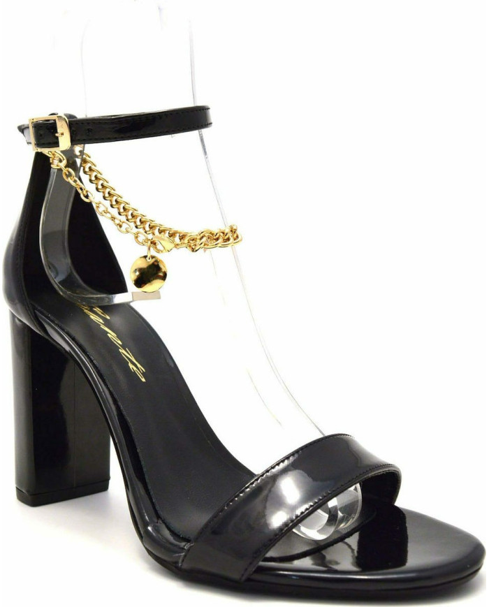 Sante Sandals 21-219-01 Μαύρο