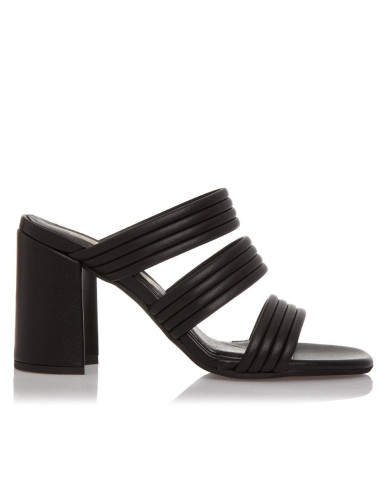 Sante Sandals 21-214-01 ΜΑΥΡΟ