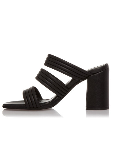 Sante Sandals 21-214-01 ΜΑΥΡΟ