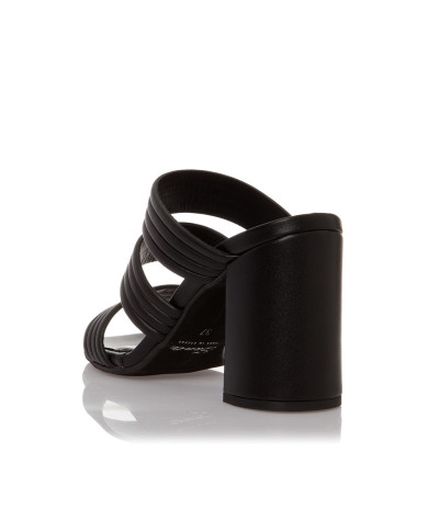 Sante Sandals 21-214-01 ΜΑΥΡΟ