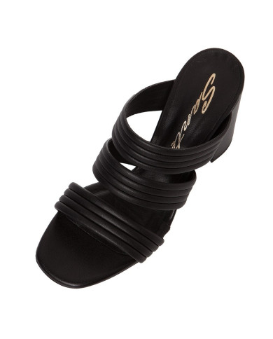 Sante Sandals 21-214-01 ΜΑΥΡΟ