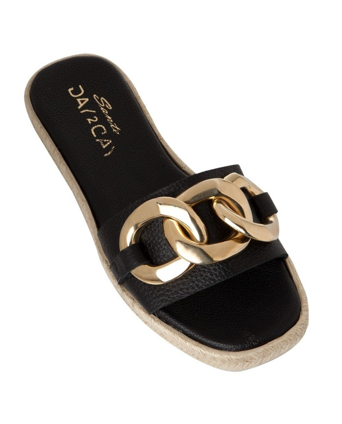 Sante Day2Day Espadrilles 21-123-01  ΜΑΥΡΟ