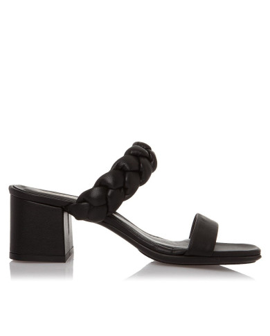 Sante Sandals 21-211-01 ΜΑΥΡΟ