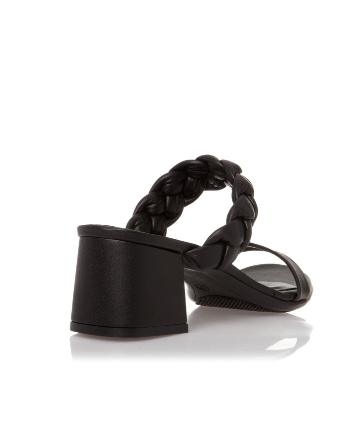 Sante Sandals 21-211-01 ΜΑΥΡΟ