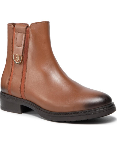 Tommy Hilfiger Th Hardware Leather Boot FW0FW05996 GVI Ταμπά