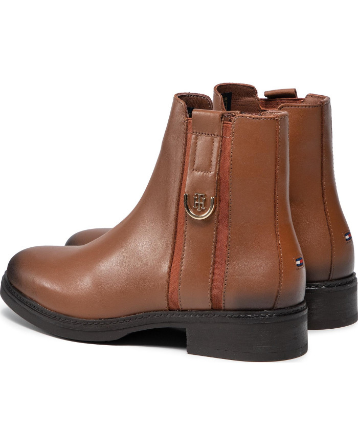 Tommy Hilfiger Th Hardware Leather Boot FW0FW05996 GVI Ταμπά